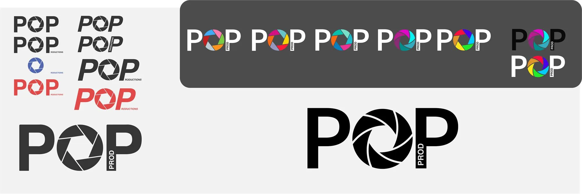 Recherche de logo POP Productions