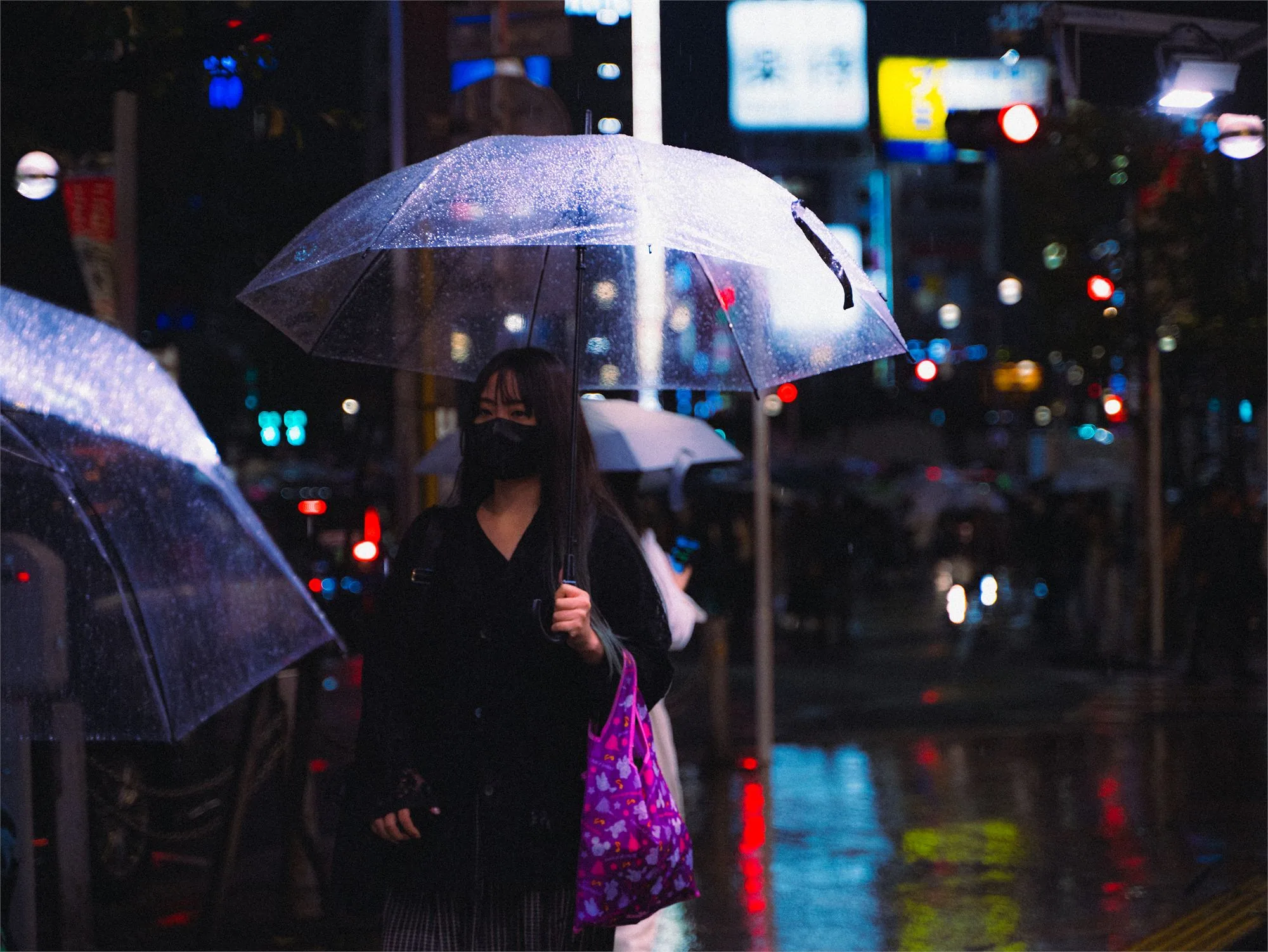 Rue nocturne de la série Night in Tokyo